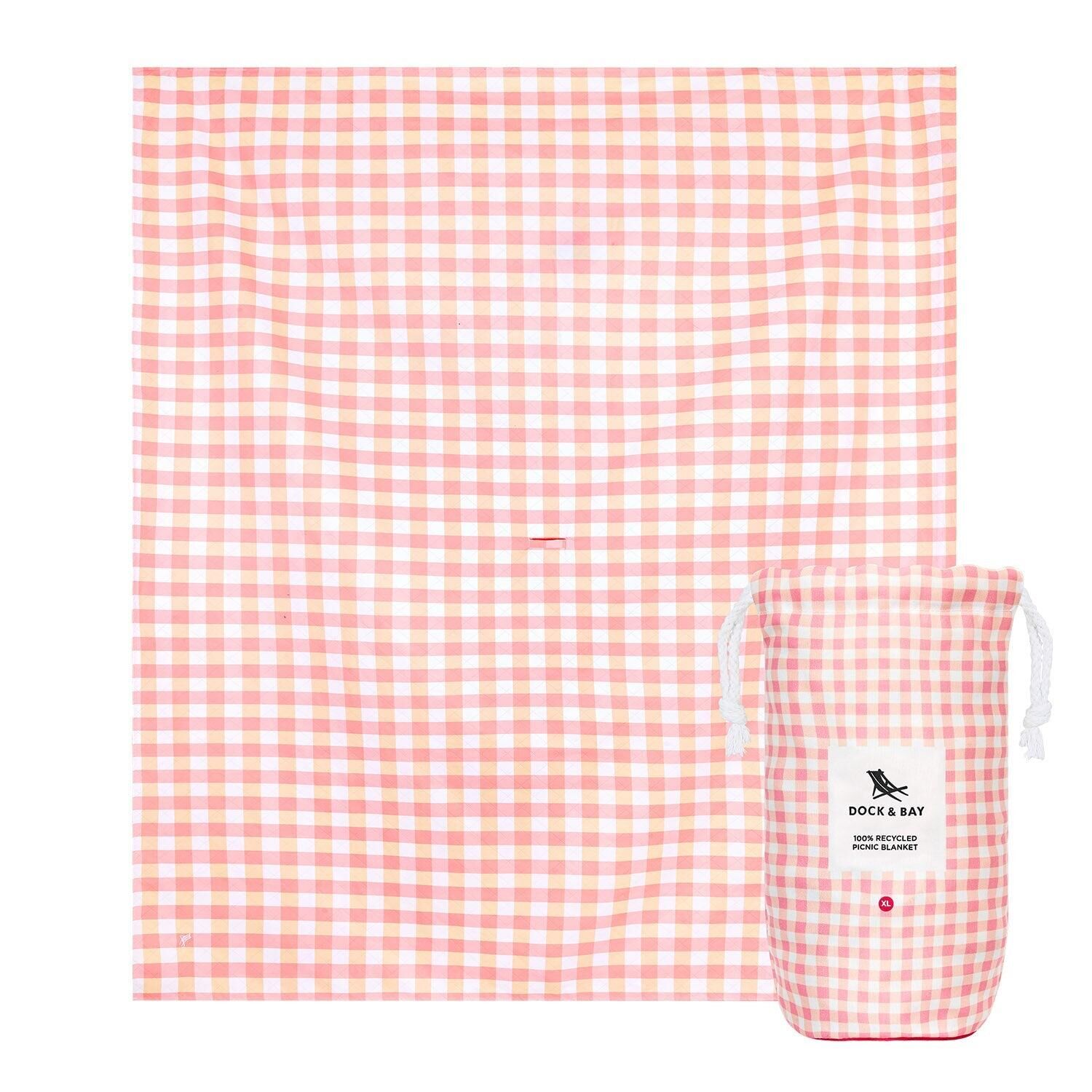 DOCK & BAY Picnic Blanket - Strawberries & Cream