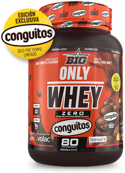 Big - only whey - proteína whey x 1 kg - sem açúcares adicionados
