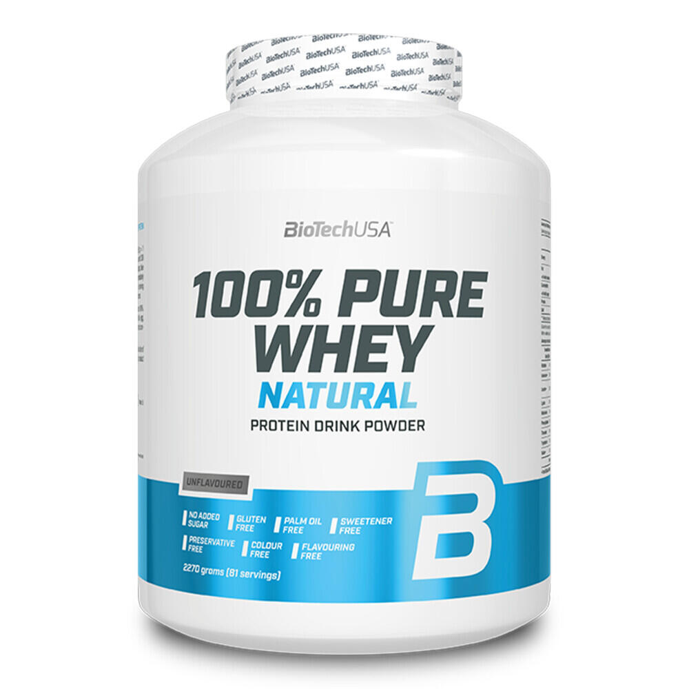 Biotechusa - Whey Sans Arôme - 100% Pure Whey Nature - Saveur Neutre - Whey Protéine - Decathlon