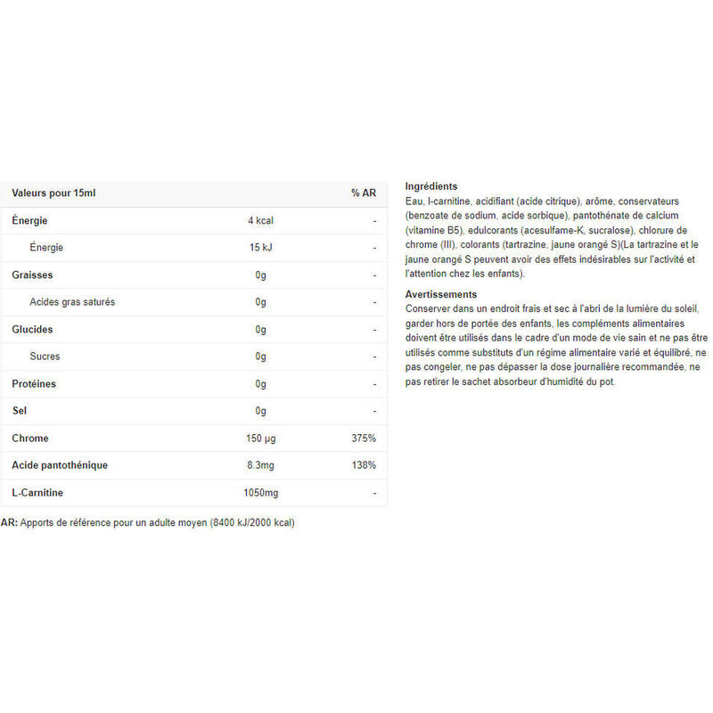 BioTechUSA L-Carnitine 35.000 mg + Chrome Concentrate 500 ml