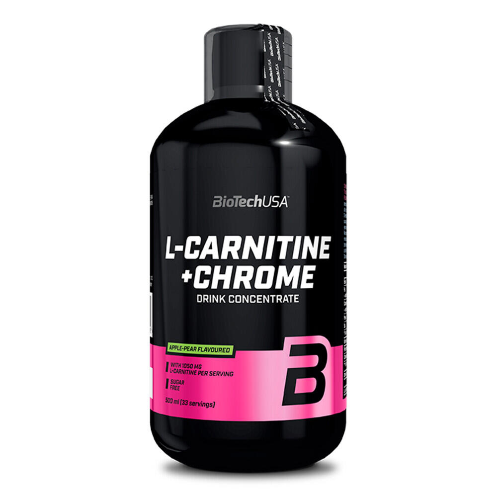 Biotechusa - L-carnitine - L-carnitine+chrome - Orange - L-carnitine - 500 Ml - Decathlon
