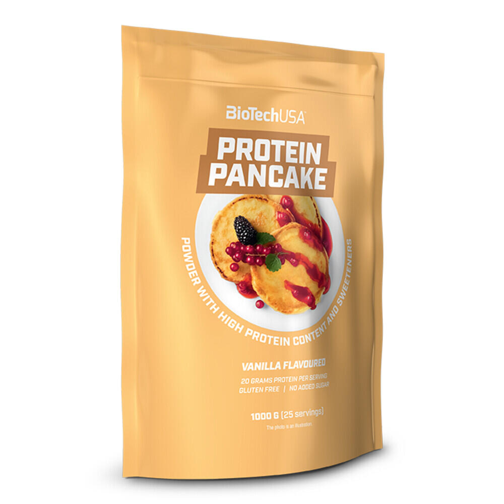 BIOTECHUSA Eiwitpannenkoeken - Eiwit Pannenkoek Poeder (1kg) - Vanille