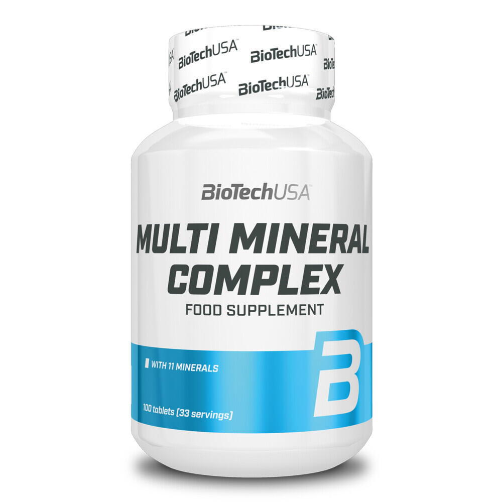 Biotechusa - Multiminéraux - Multi Mineral Complex - 100 Comprimés - Sels Minéraux - Decathlon