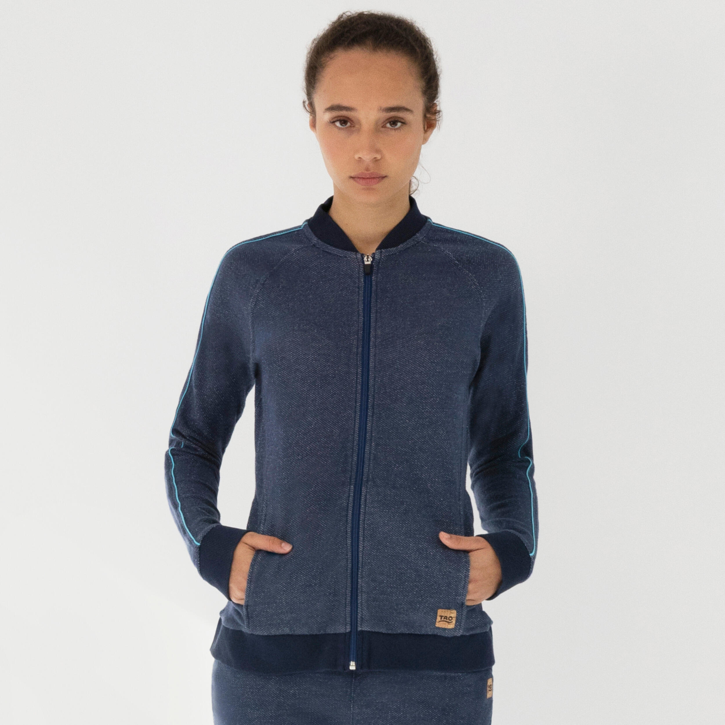 TAO Taillierte Damen Bio-Baumwolljacke Fritzi mit Stehkragen FRITZI