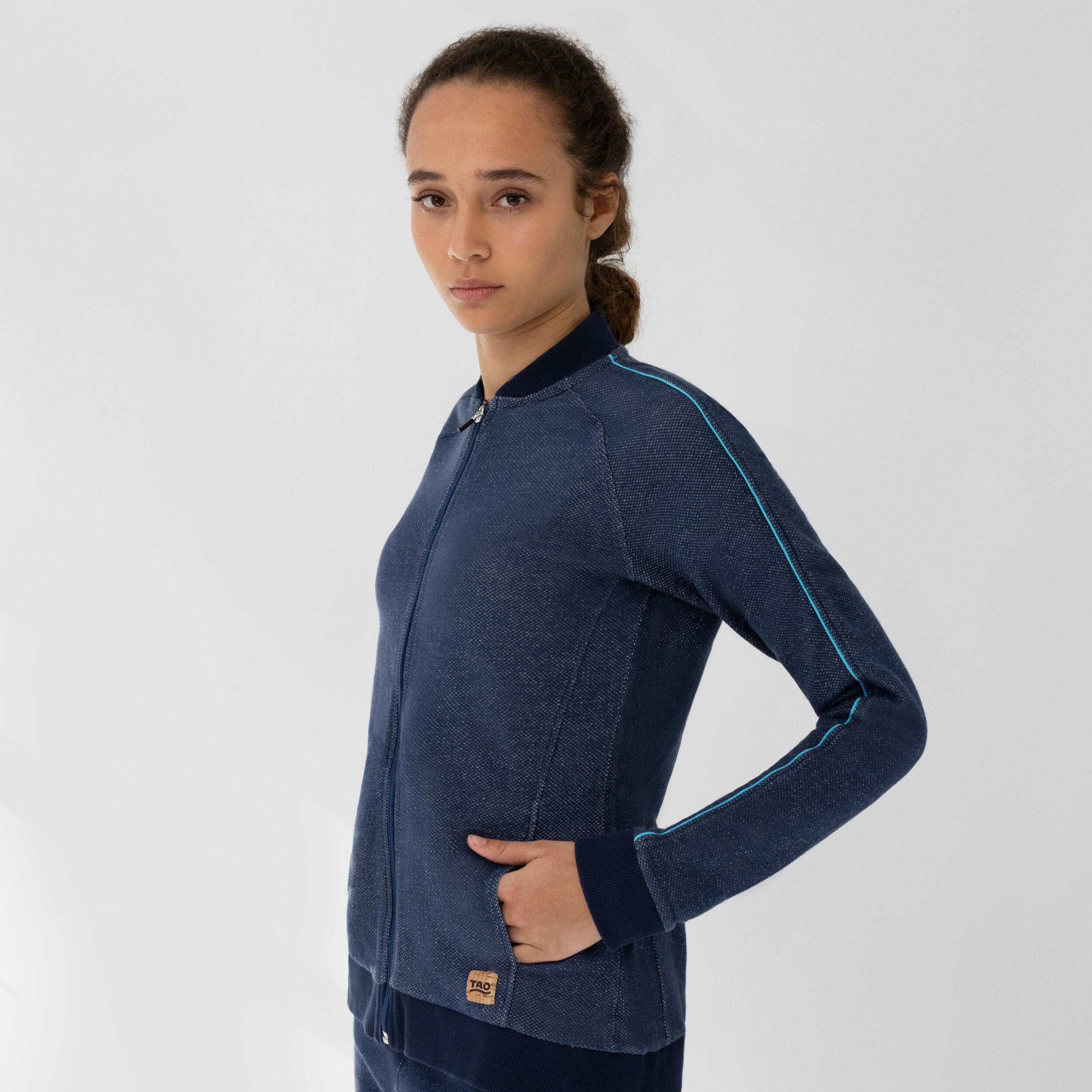 Taillierte Damen Bio-Baumwolljacke Fritzi mit Stehkragen FRITZI 2/7