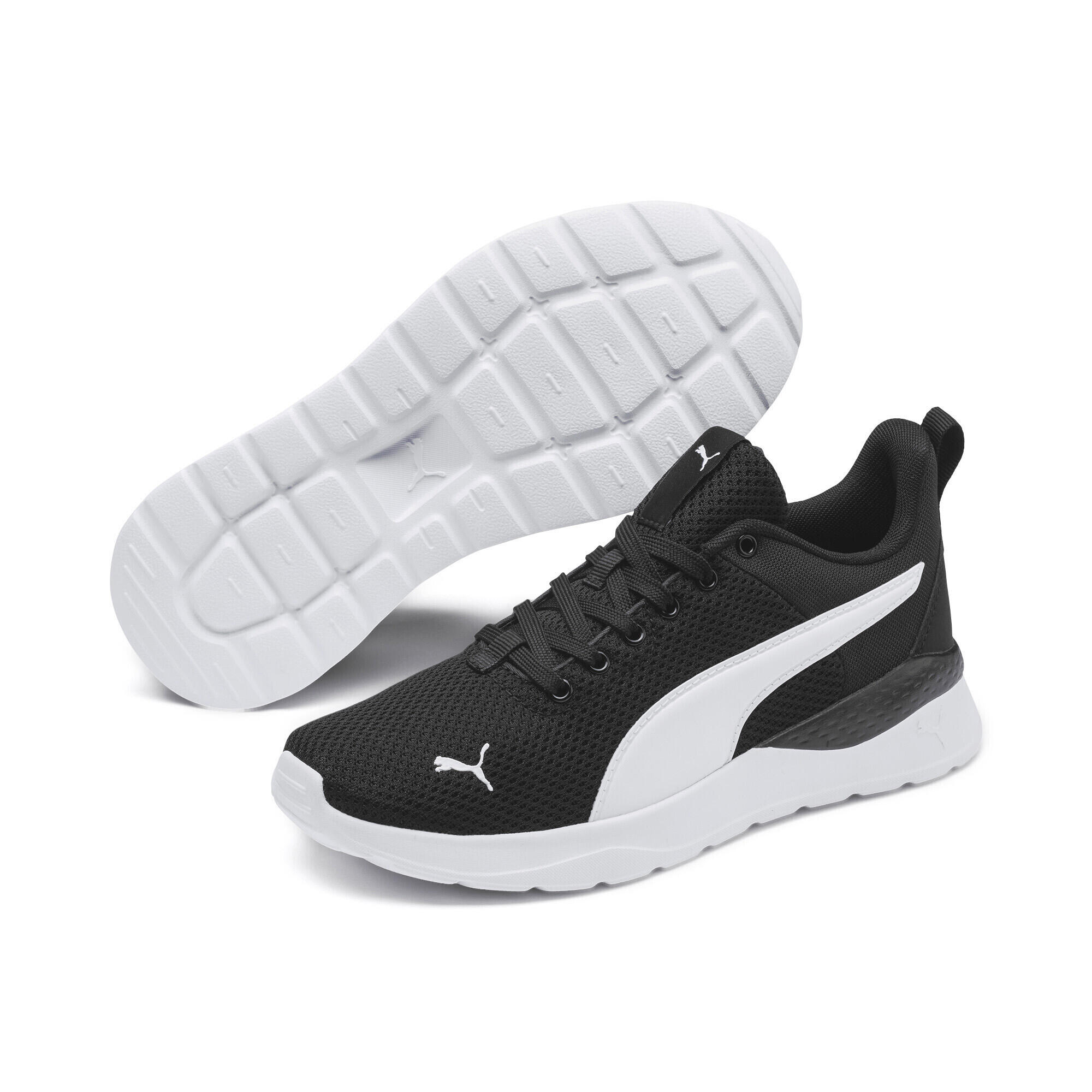 Puma - Baskets Anzarun Lite Enfant Et Adolescent Puma - Baskets - Blanc|noir - 37,5 - Decathlon