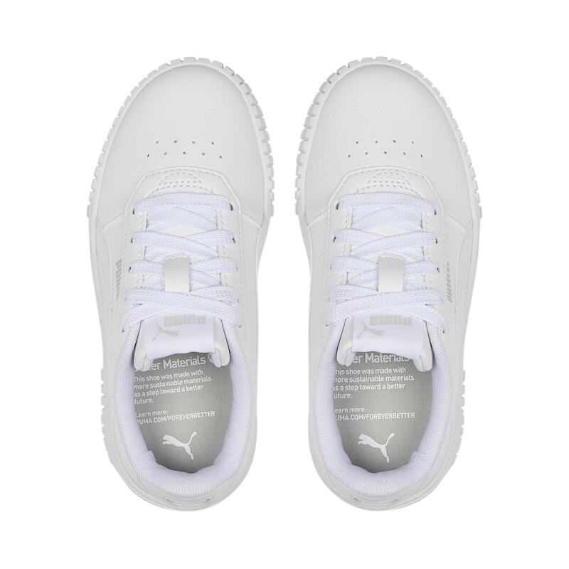 Sneakers Carina 2.0 da bambina PUMA White Silver Gray