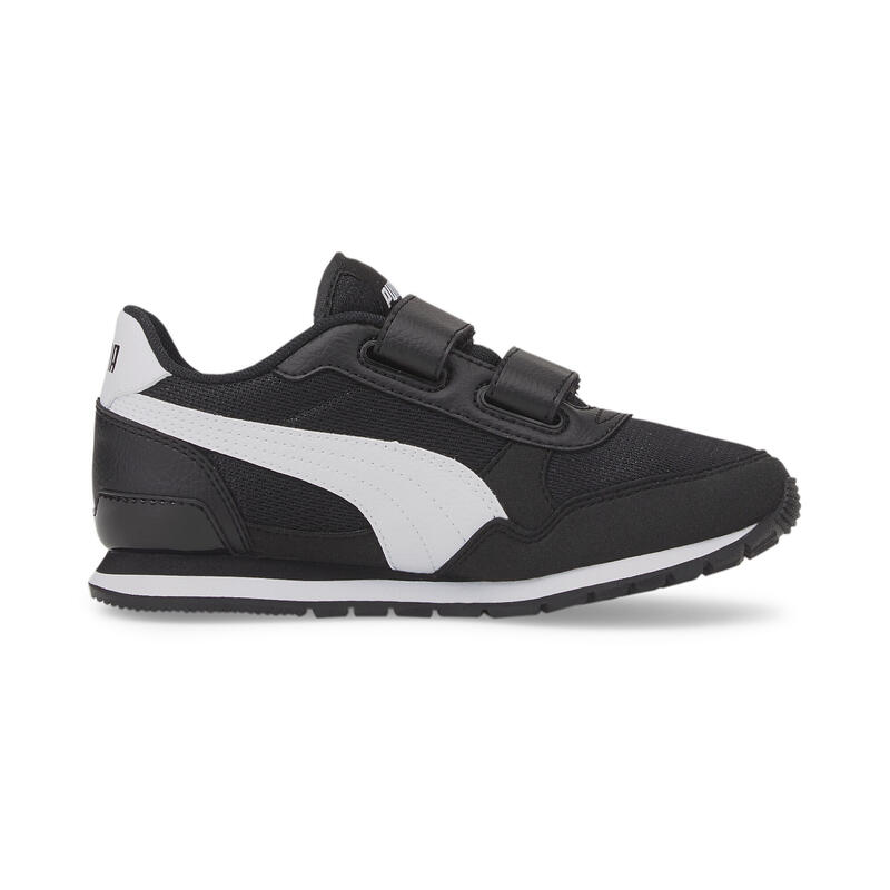 ST Runner v3 Mesh sportschoenen voor kinderen PUMA Black White