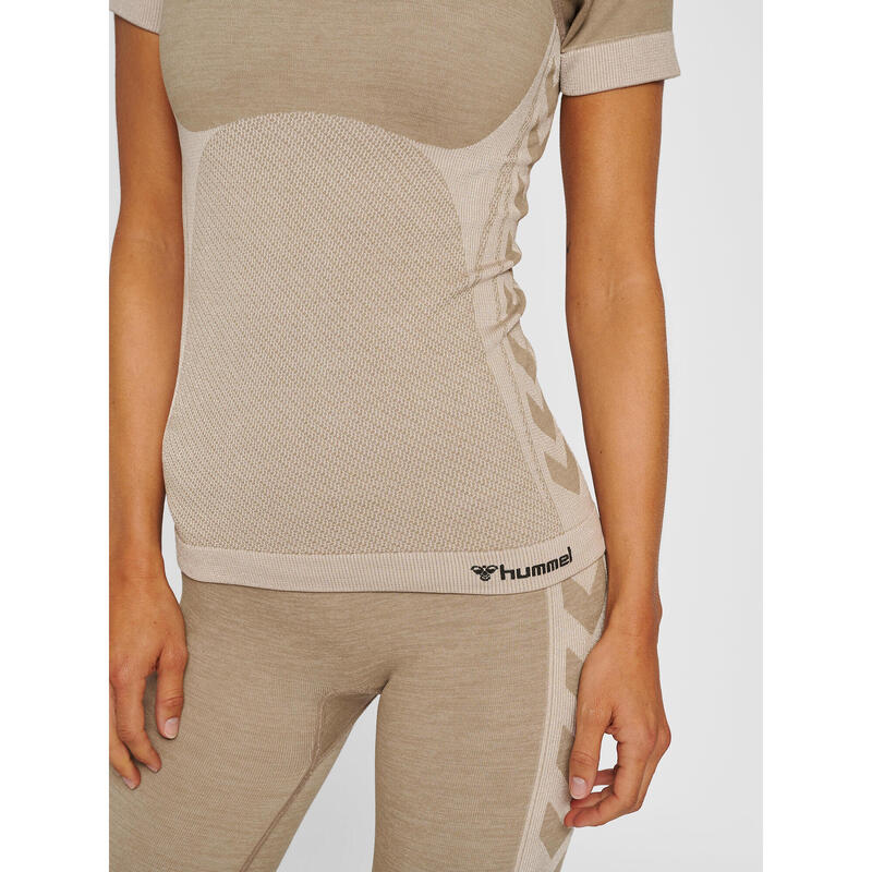 Deslizar Camiseta Hmlclea Yoga Mujer HUMMEL