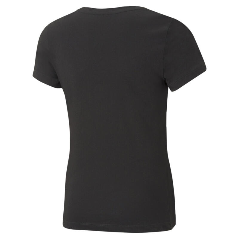 Essentials+ Logo T-Shirt Mädchen PUMA Black