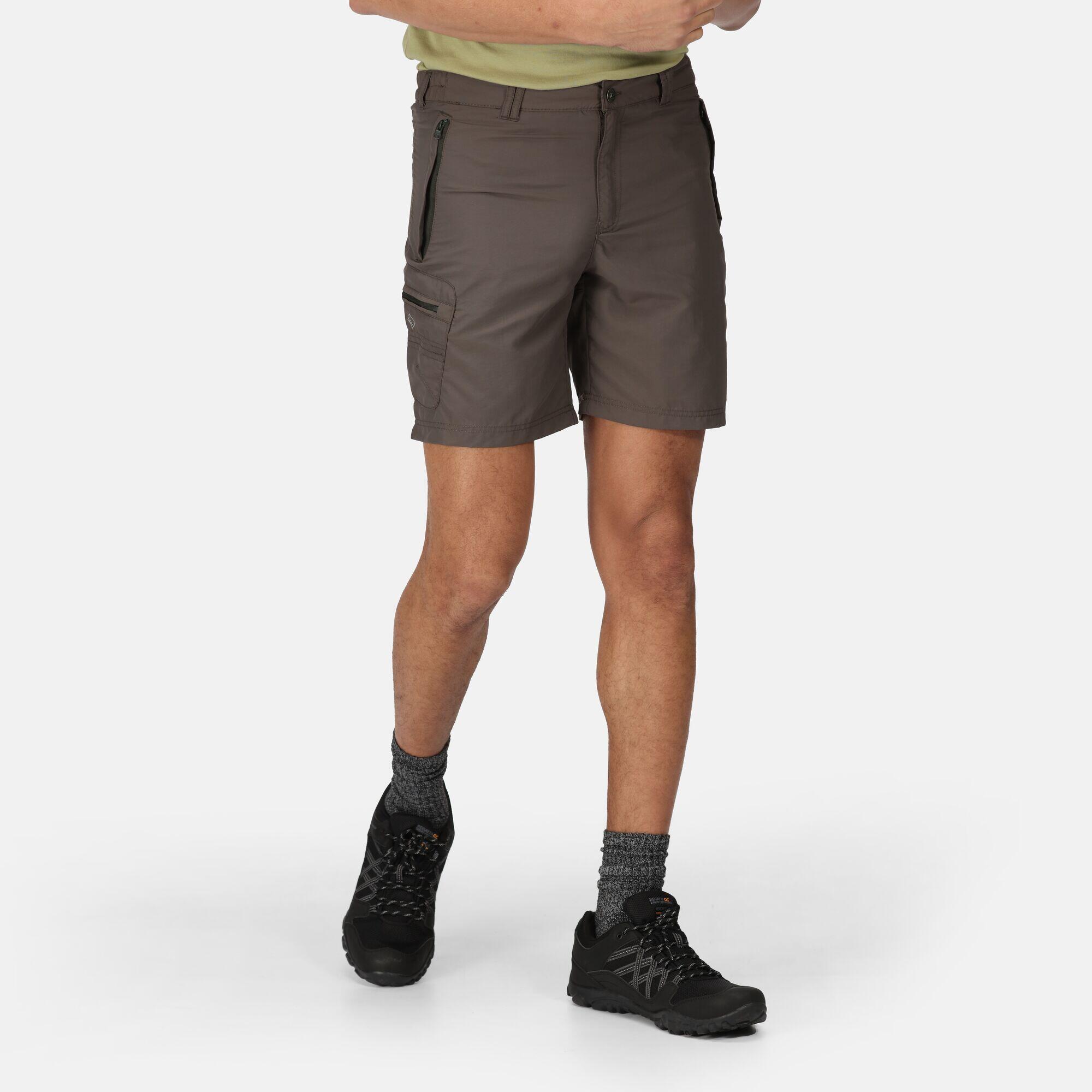 Leesville II Men's Hiking Shorts - Hawthorn Brown 1/6