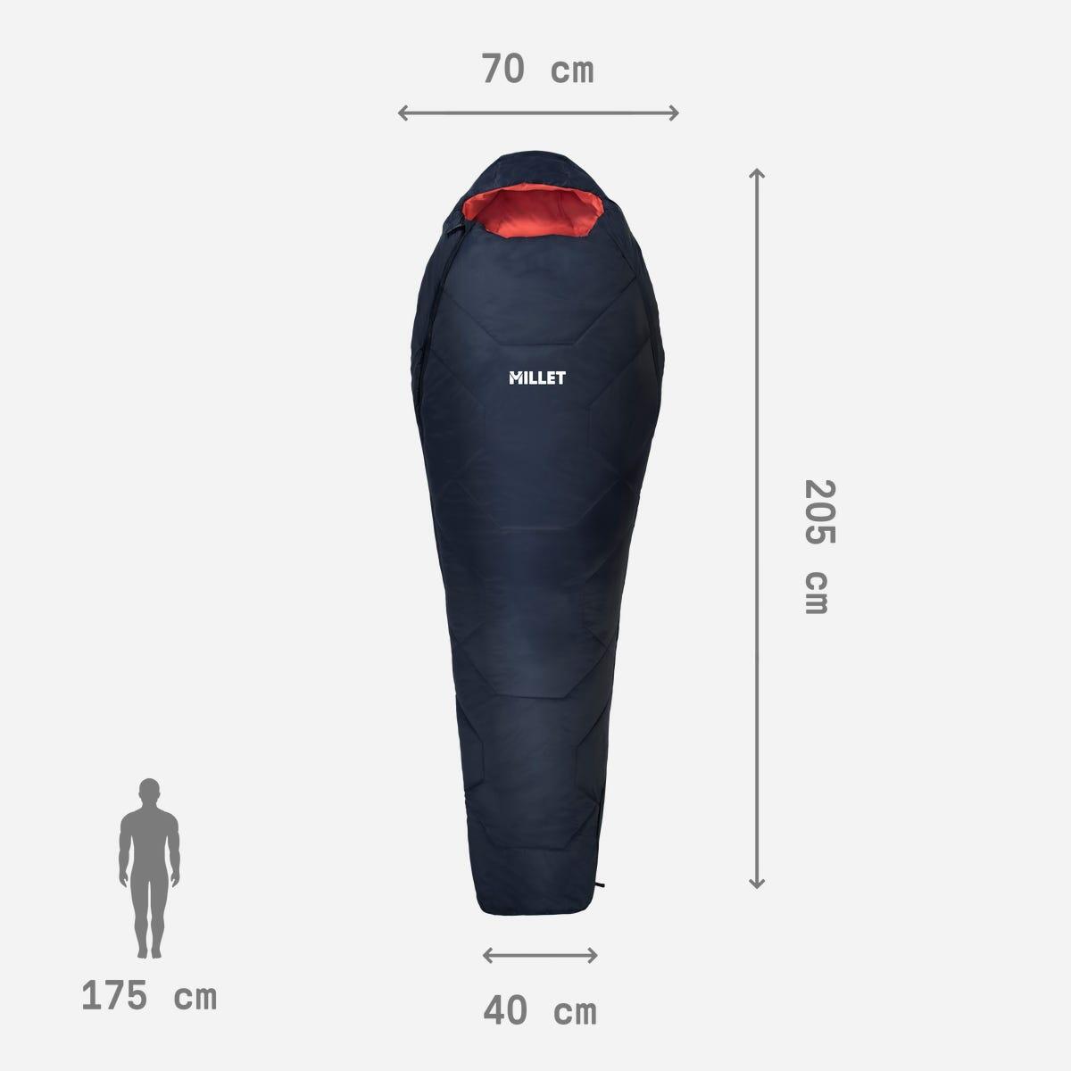 Sac de couchage Randonnée Femme BAIKAL 750 Gauche 4/5