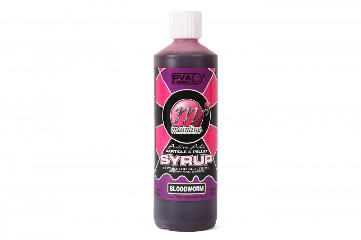 Mainline Active Ade Particle And Pellet Syrup 500ml Bloodworm 1/2