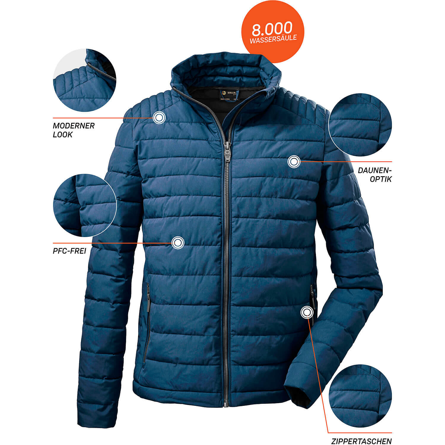Herren Daunen-Funktionsjacke GW40 3/3