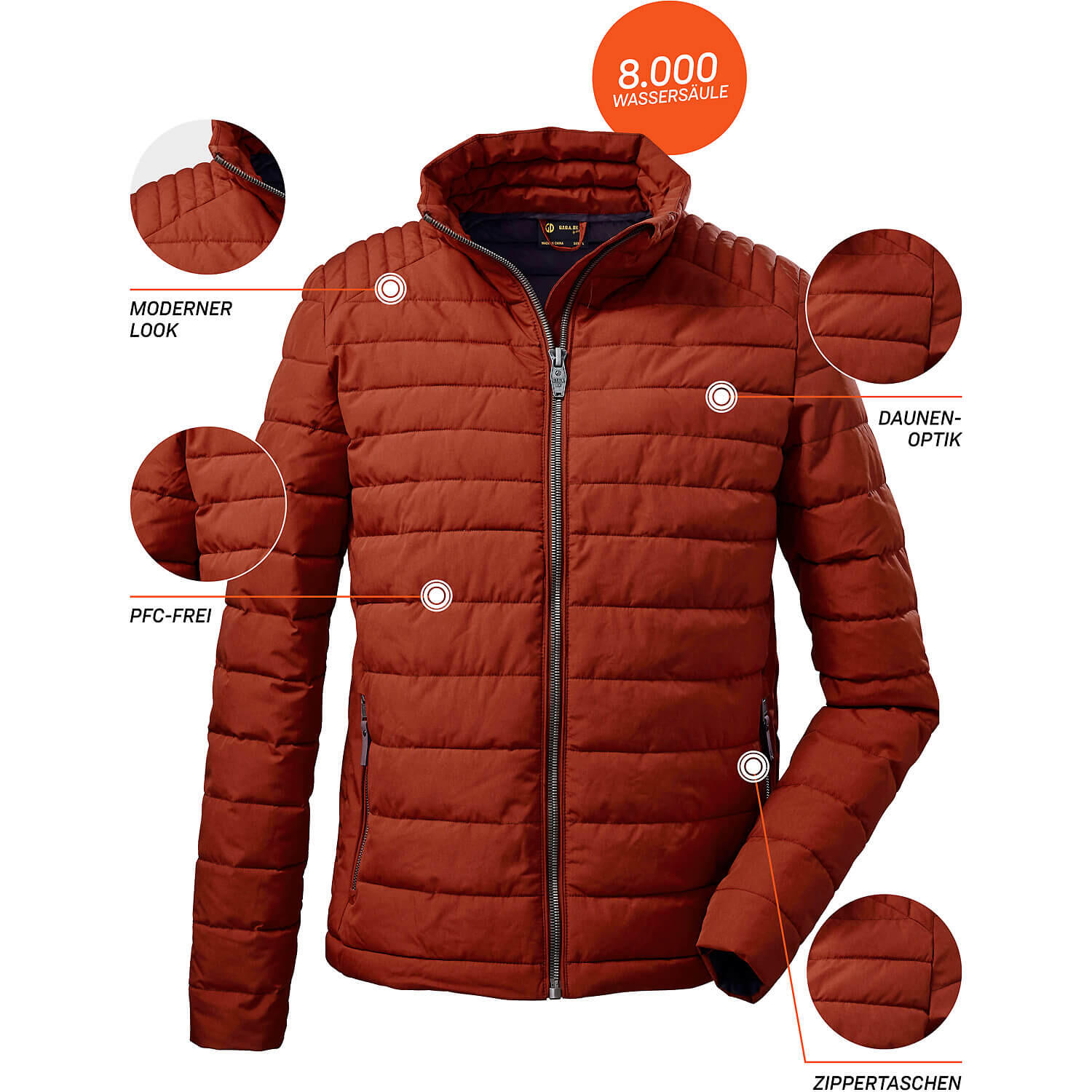 Herren Daunen-Funktionsjacke GW40 3/3