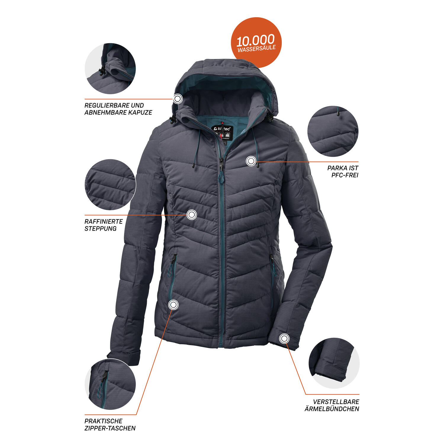 Damen Steppjacke KOW 149 6/6