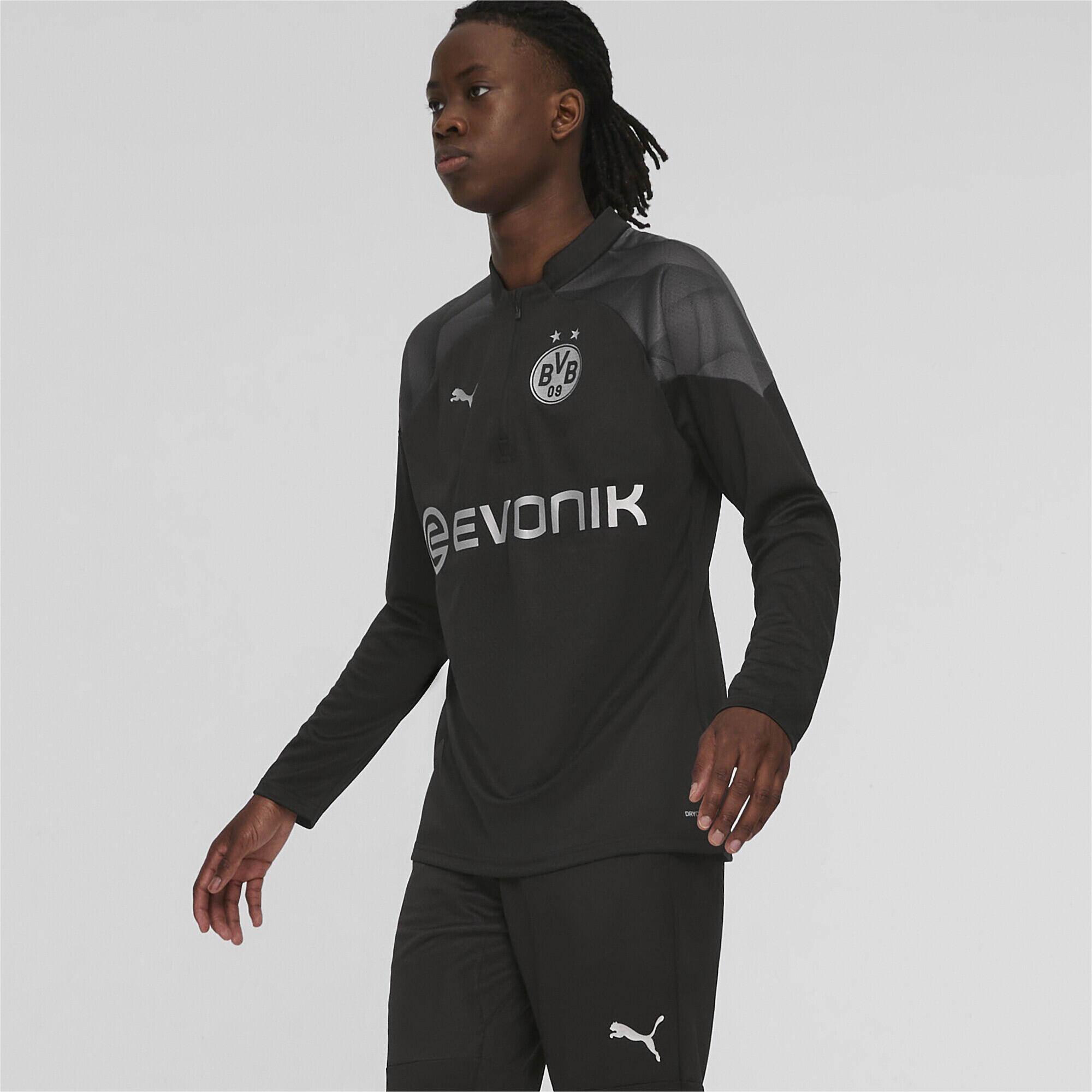 Prenda Borussia Dortmund de training de fútbol con cremallera de un cuarto PUMA 2/7