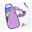 F1 Small 面鏡 + Mini Dry 呼吸管套裝兒童 - 紫色