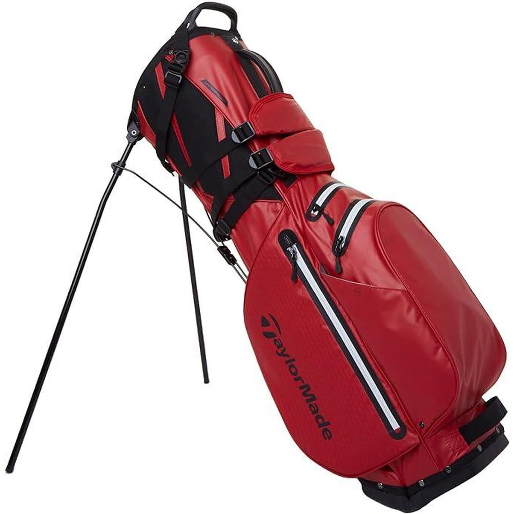 V97587 FLEXTECH WATERPROOF GOLF STAND BAG 75 L - RED