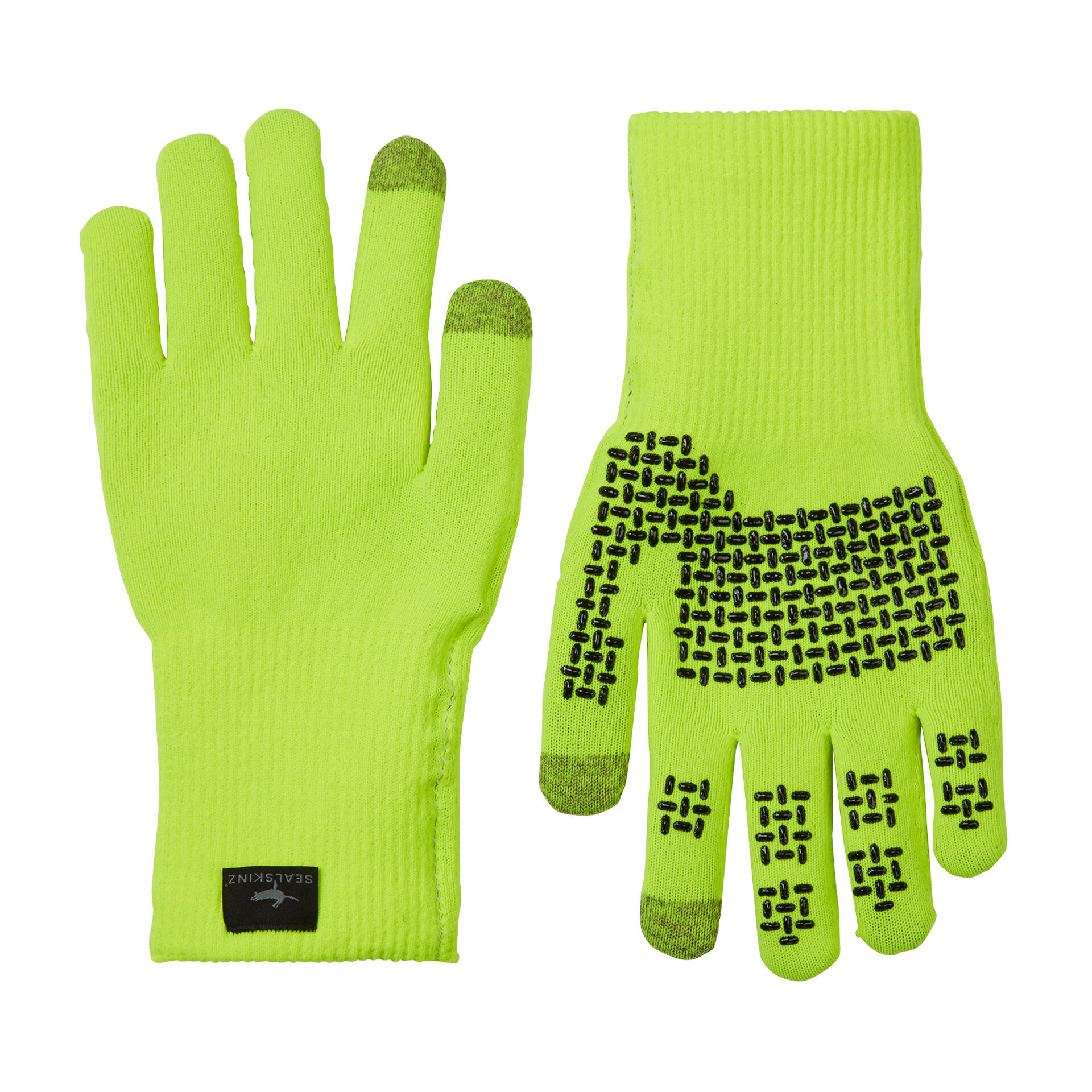 SEALSKINZ Mens Waterproof All Weather Ultra Grip Knitted Gloves