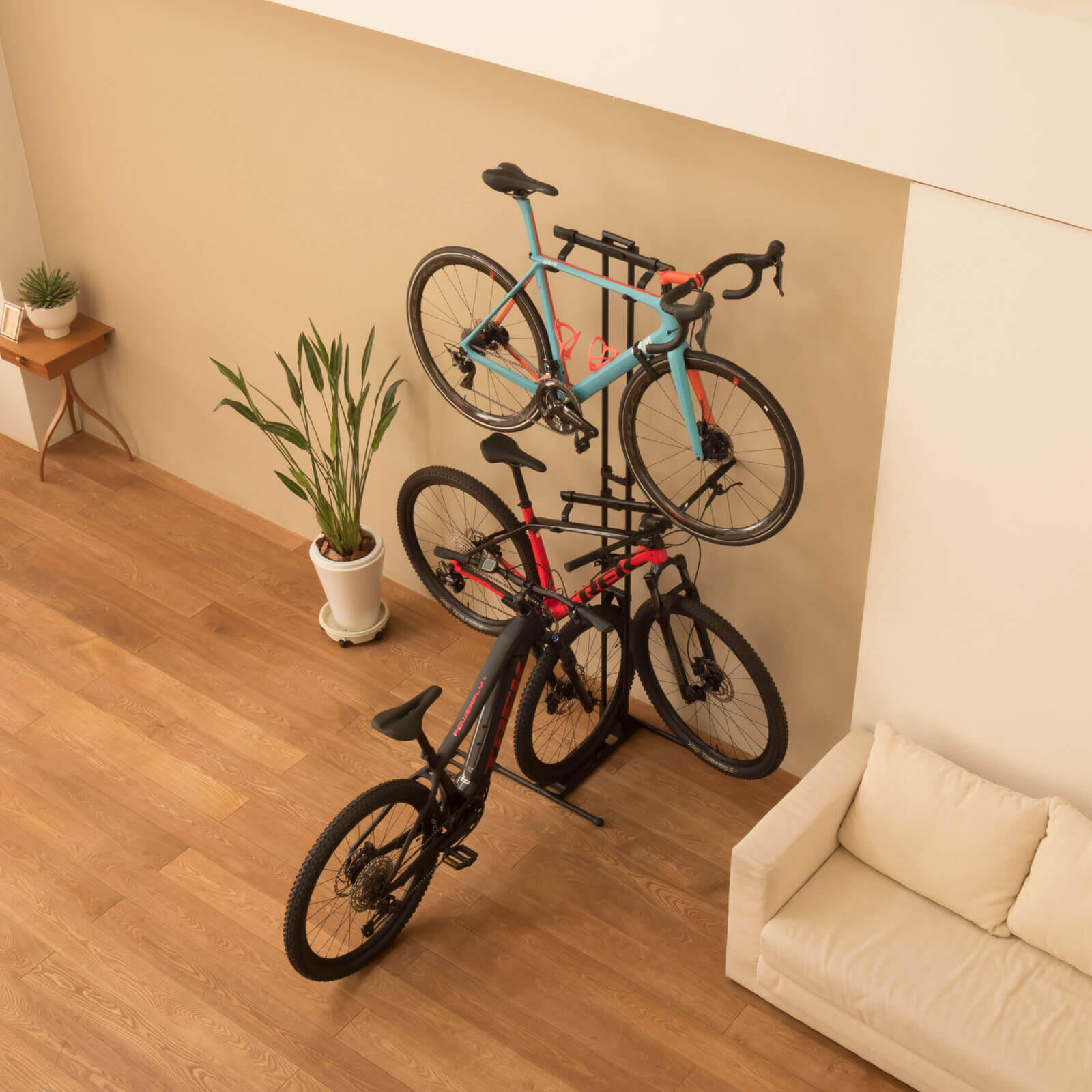 Bike Stand iWA Tower Black Silver