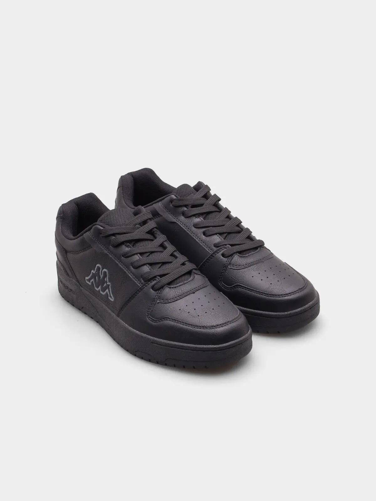 BUTY KAPPA CODA LOW 243405OC-1111 sportowe czarne uniseks eko skóra 36 5/7