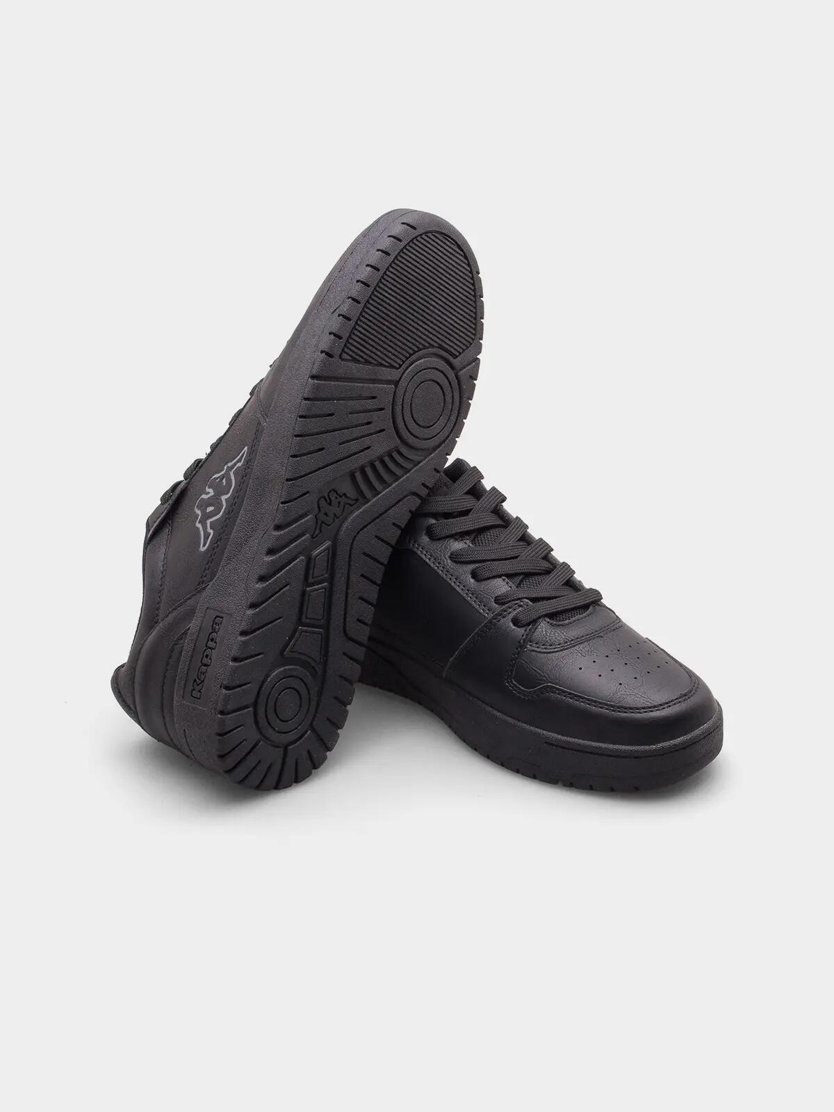 BUTY KAPPA CODA LOW 243405OC-1111 sportowe czarne uniseks eko skóra 36 6/7