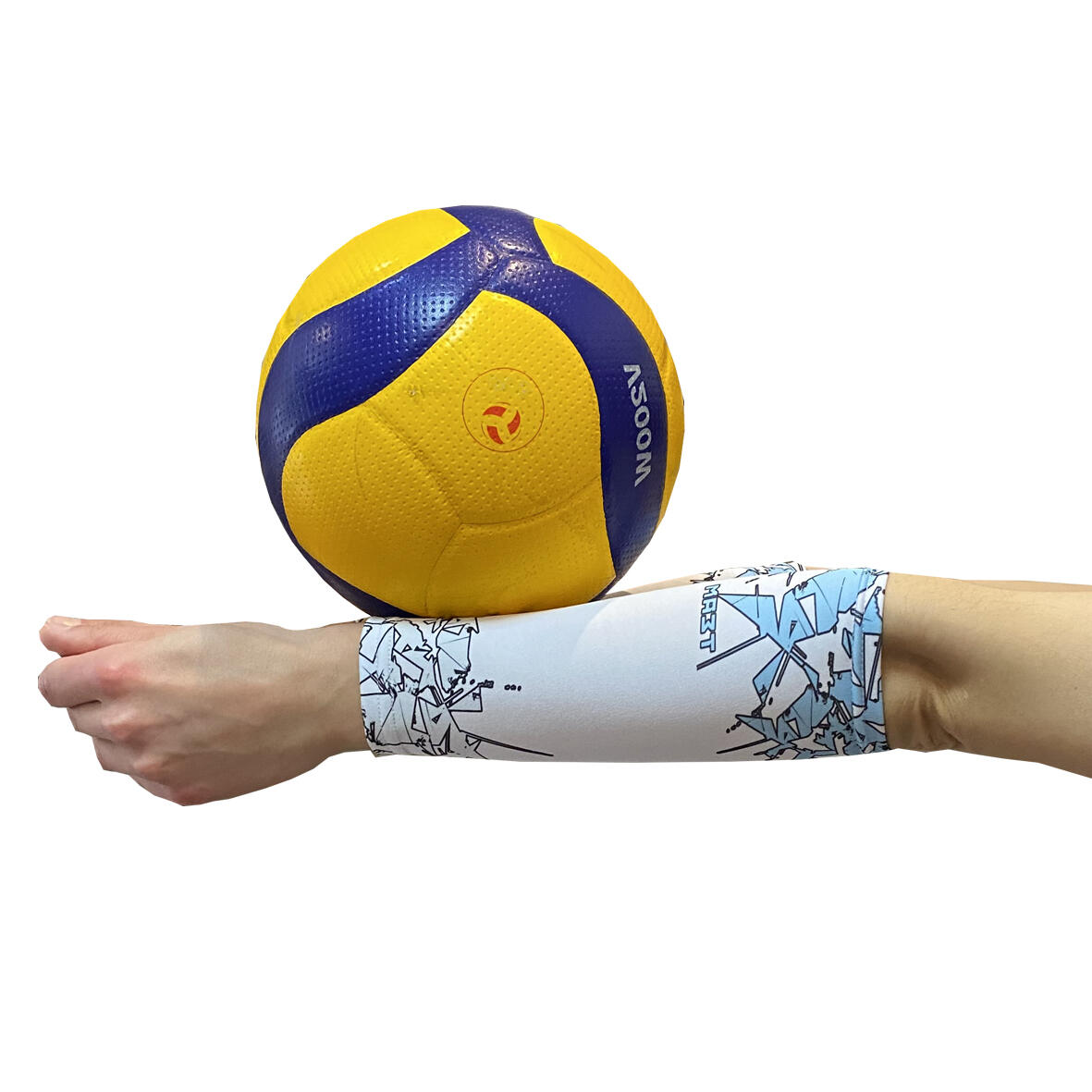Rękawki siatkarskie unisex JG TEAM termoactiv krótkie 2/3