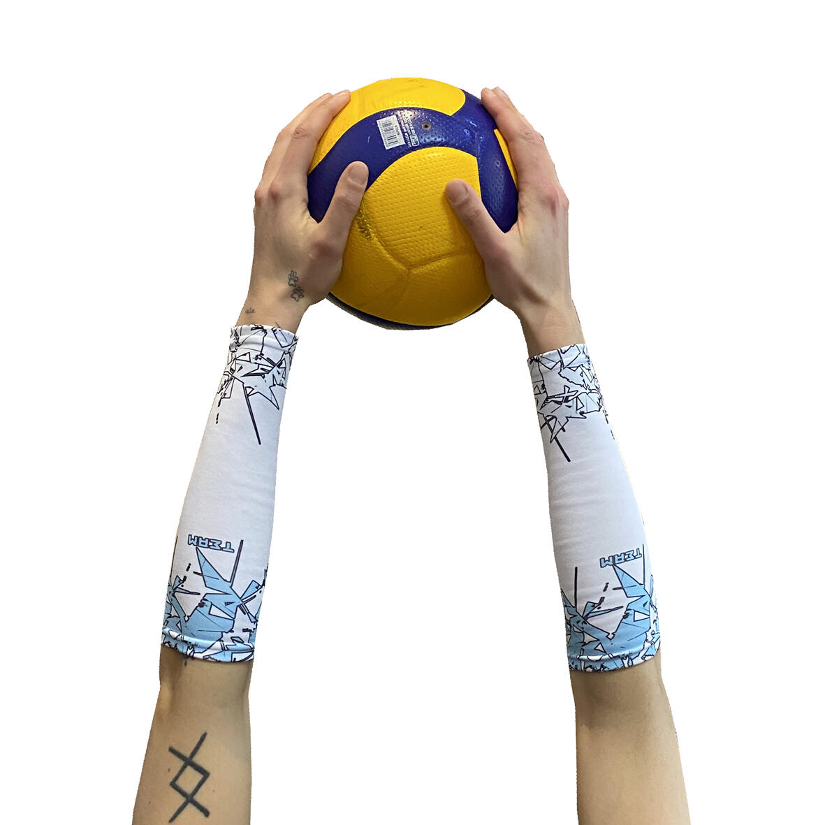 Rękawki siatkarskie unisex JG TEAM termoactiv krótkie 3/3