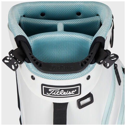 TB23SX4A-144 PLAYERS 4 GOLF STAND BAG - WHITE/GREY/GREEN