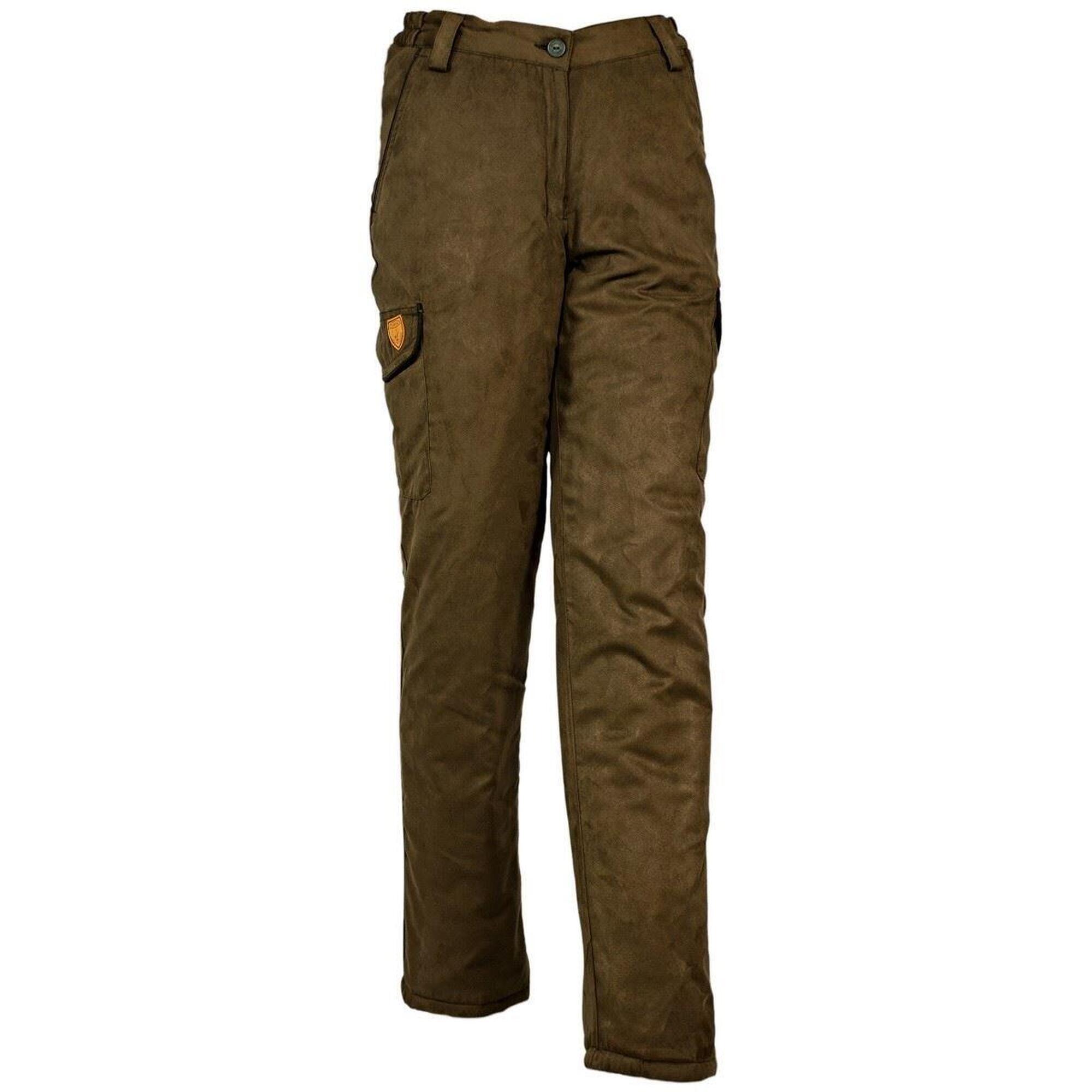 Hubertus® Lady Damen Microfaserhose "Garmisch" Jagdhose oliv/grün wasserdicht