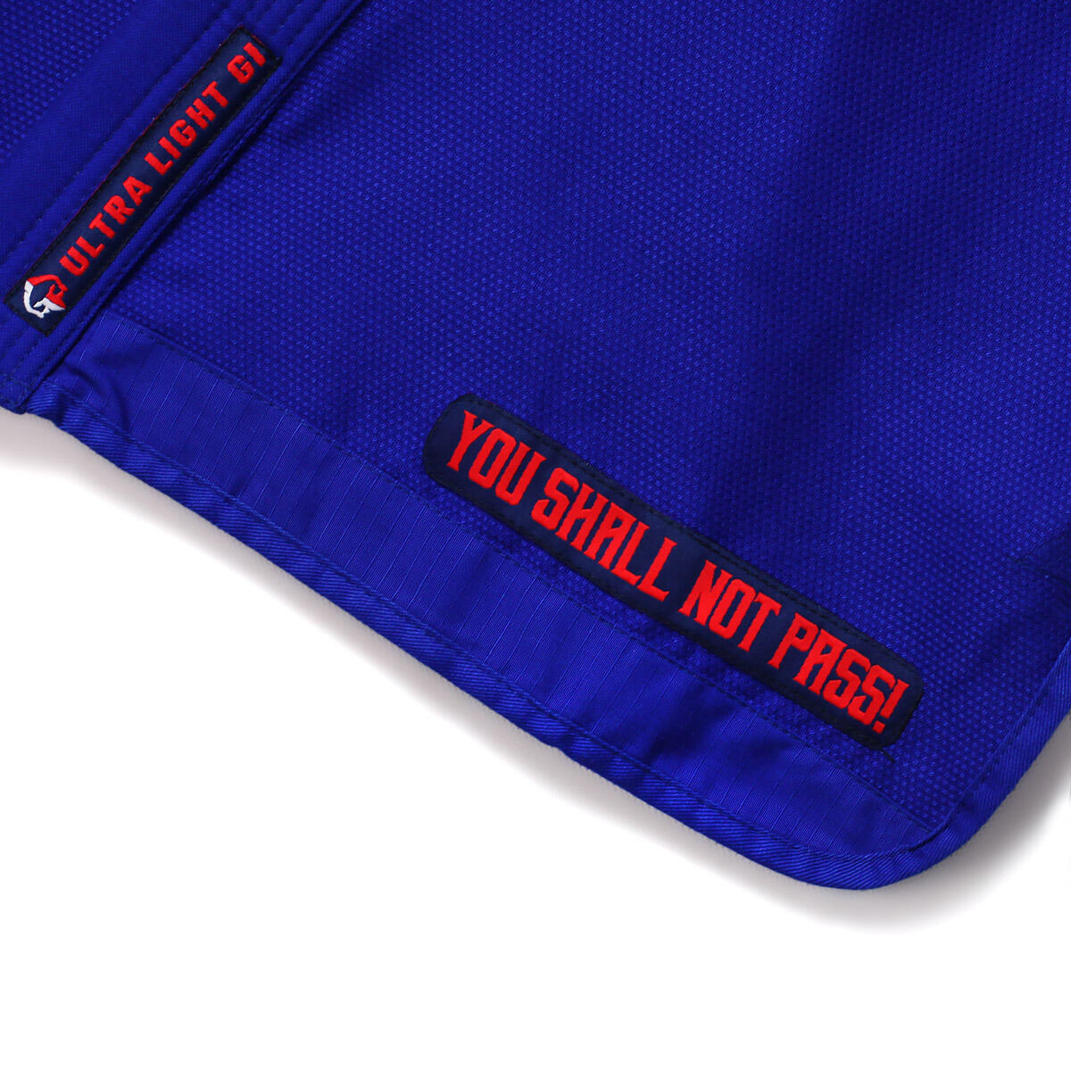 Kimono do brazylijskiego jiu jitsu Ground Game Wizard niebieskie 7/7