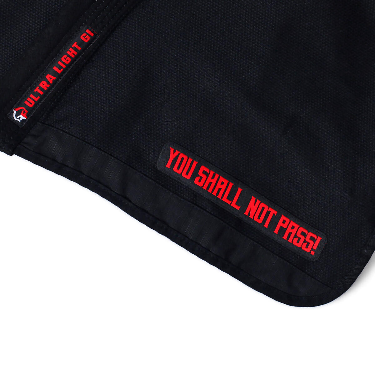 Kimono do brazylijskiego jiu jitsu Ground Game Wizard czarne 7/7