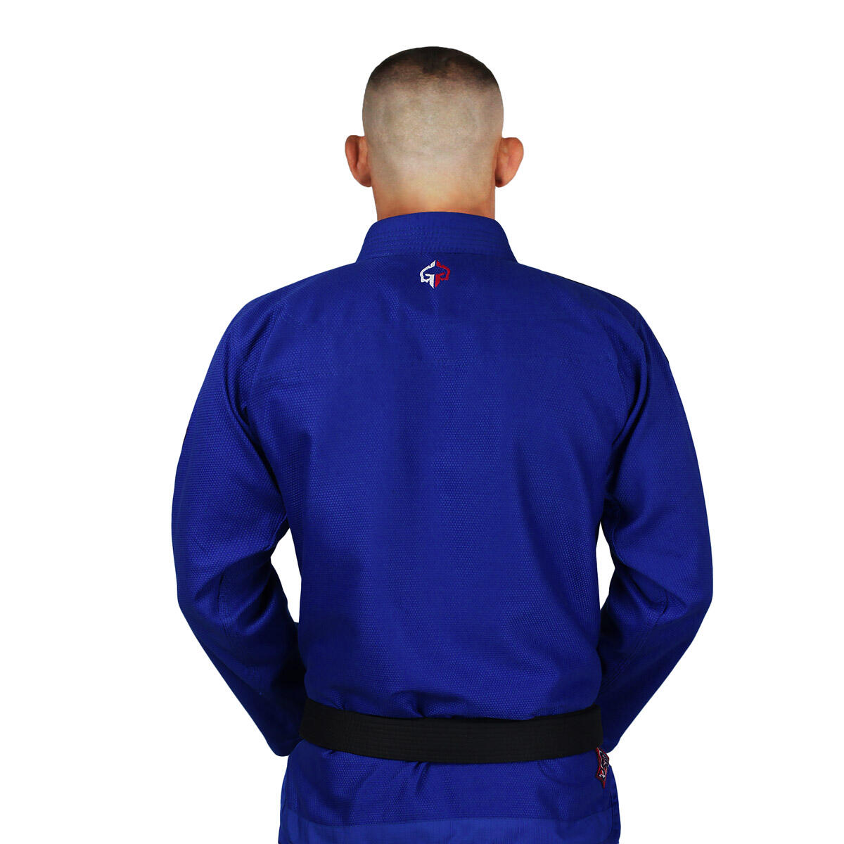 Kimono do brazylijskiego jiu jitsu Ground Game Wizard niebieskie 4/7