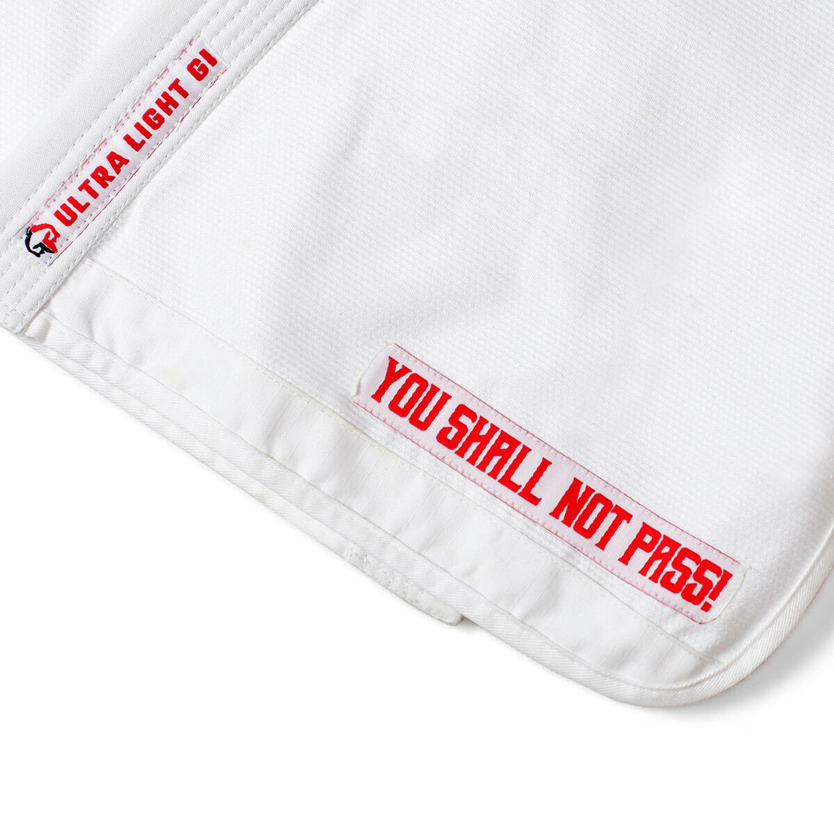 Kimono do brazylijskiego jiu jitsu Ground Game Wizard białe 7/7
