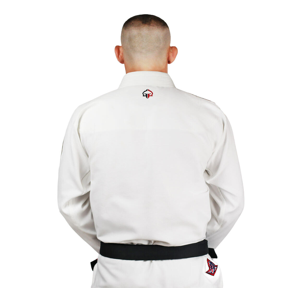 Kimono do brazylijskiego jiu jitsu Ground Game Wizard białe 4/7