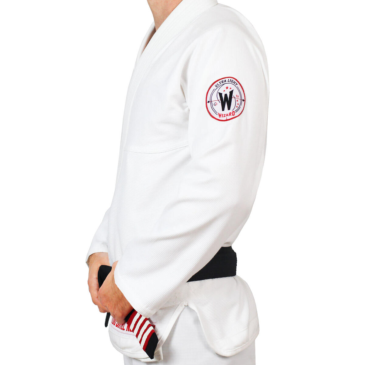 Kimono do brazylijskiego jiu jitsu Ground Game Wizard białe 2/7