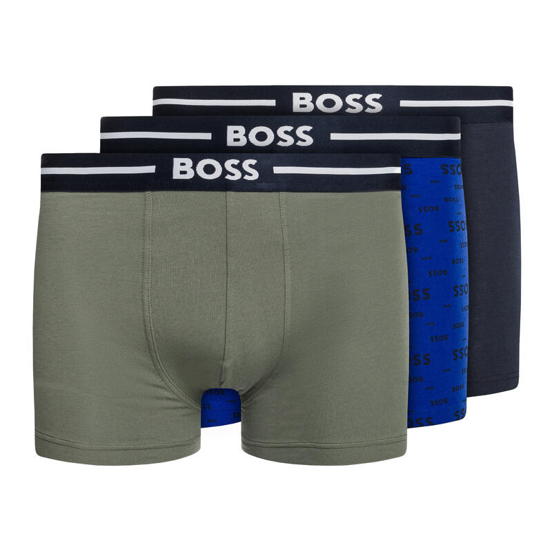 Boxer pentru bărbați Hugo Boss Trunk Bold Design, 3 perechi