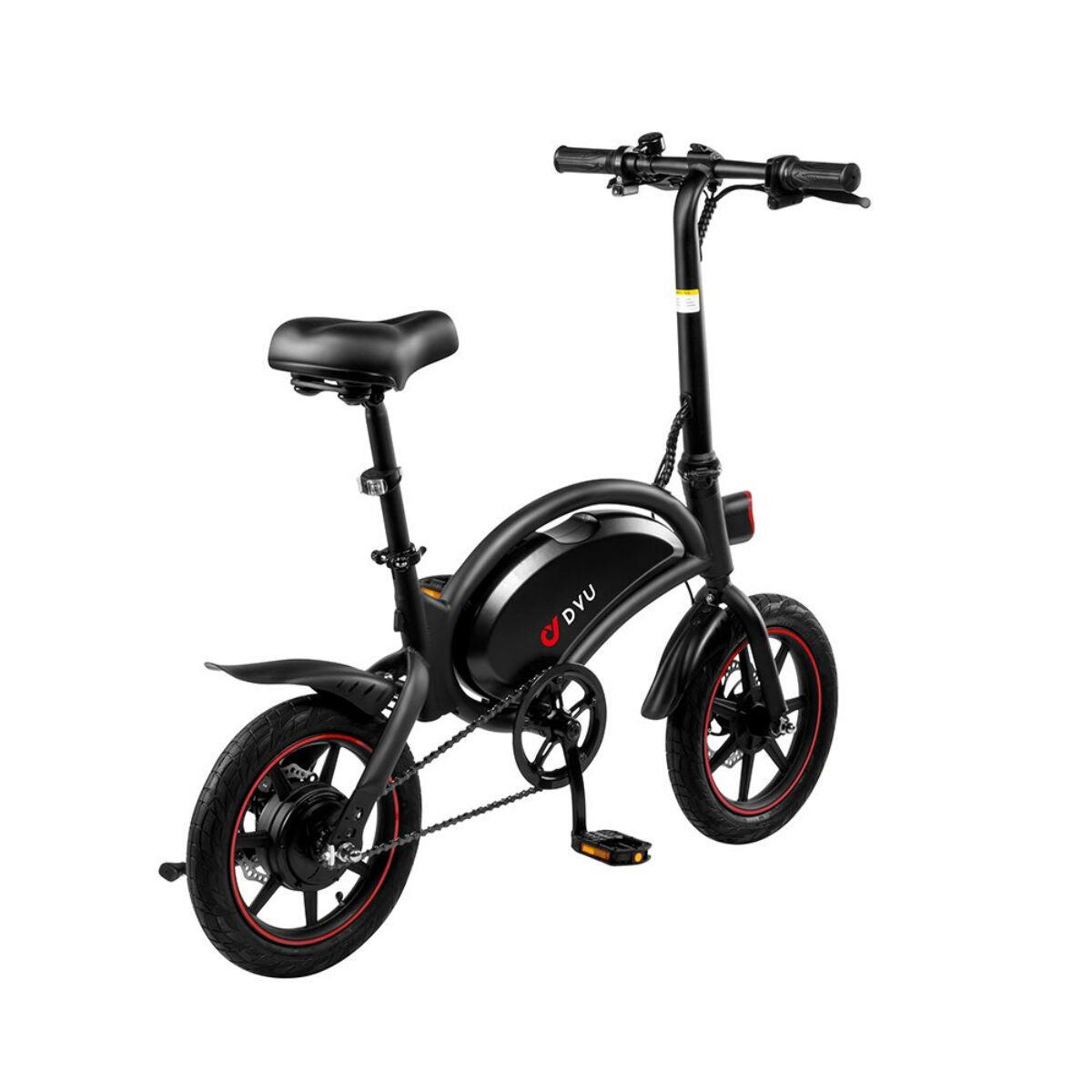DYU D3F Bicicleta Eléctrica 14" - 250W 36V 40km - Negro 3/5