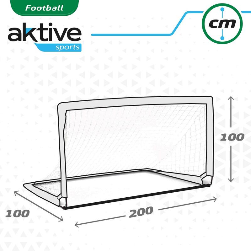 Baliza de futebol dobrável Aktive