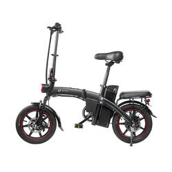 DYU A5 Vélo Électrique Pliant 14" 350W 48V - Noir