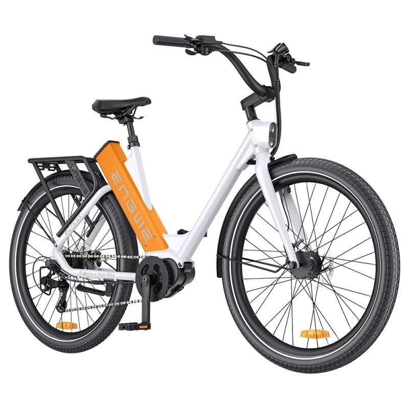 Vélo Électrique ENGWE P275 ST - Moteur 250W Batterie 691.2Wh - Blanc et orange