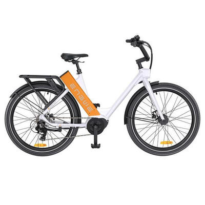 Engwe p275 st elektrische fiets - 250w motor 691.2wh batterij - wit oranje