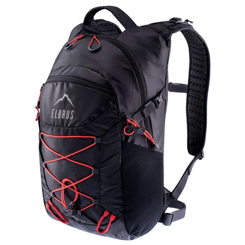 Mochila de caminhada Lynx 25L Preto/Asfalto/Escarlate flamejante