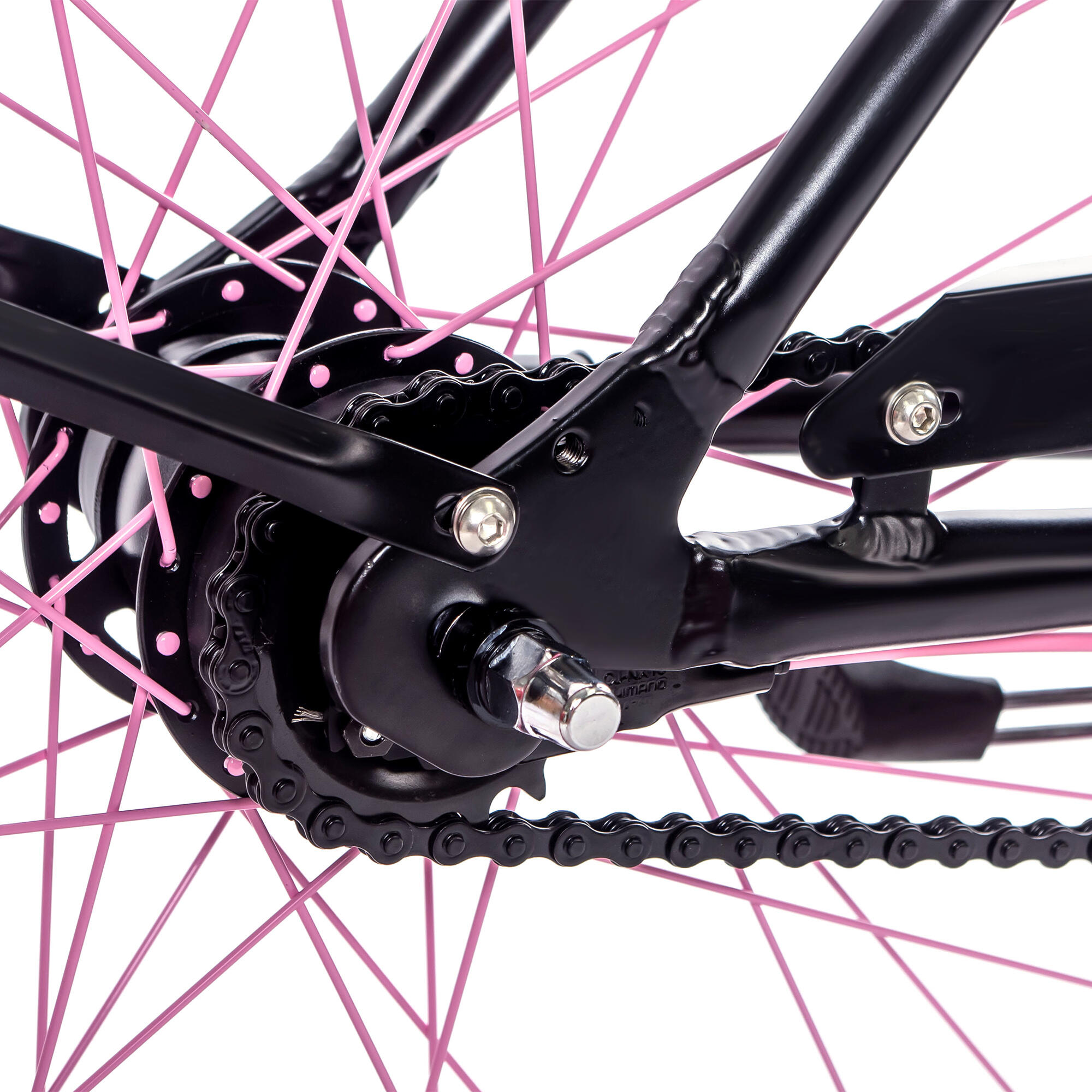 Rower miejski damski Plumbike La Donna Night Heart 7B z hamulcem v-brake 5/7
