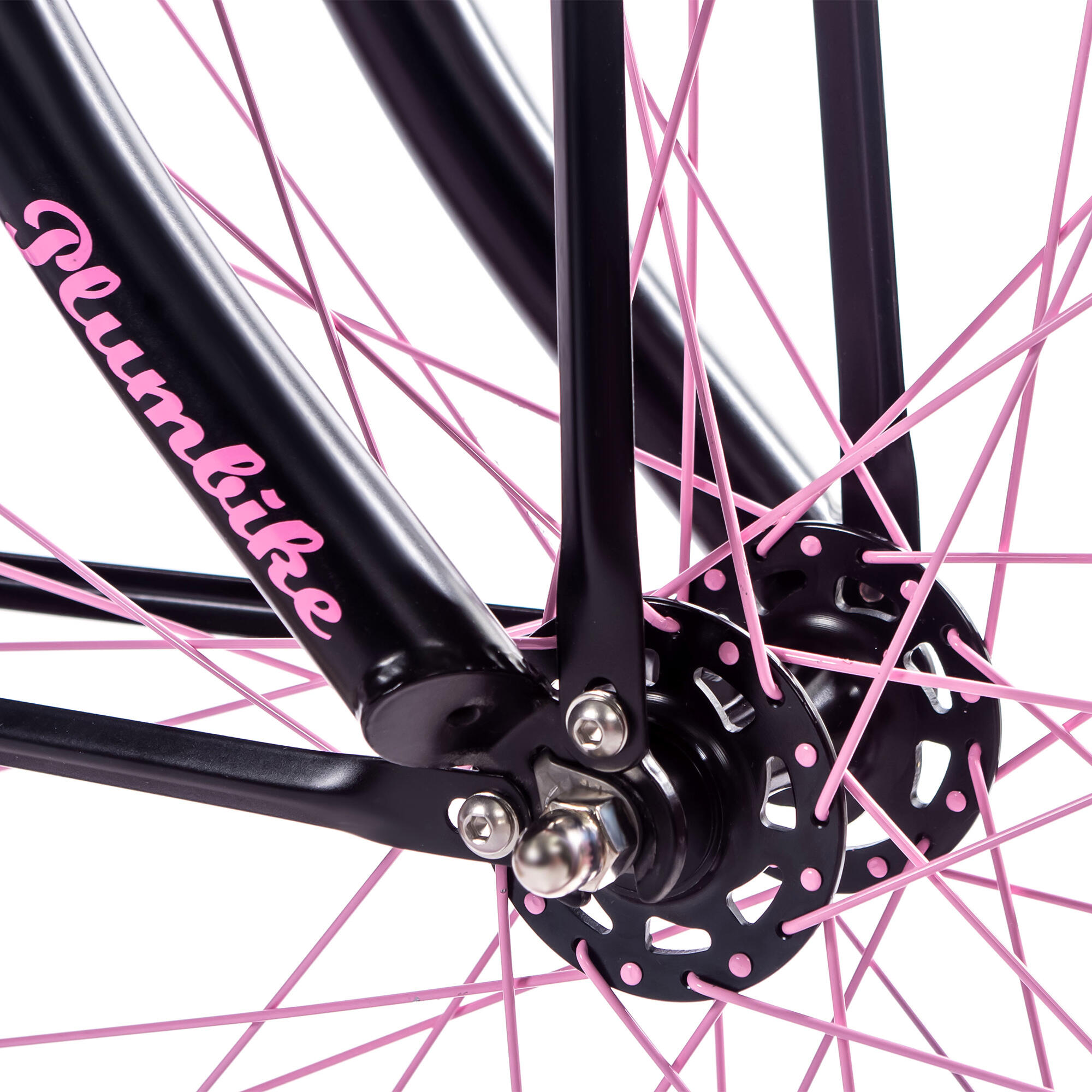 Rower miejski damski Plumbike La Donna Night Heart 7B z hamulcem v-brake 4/7