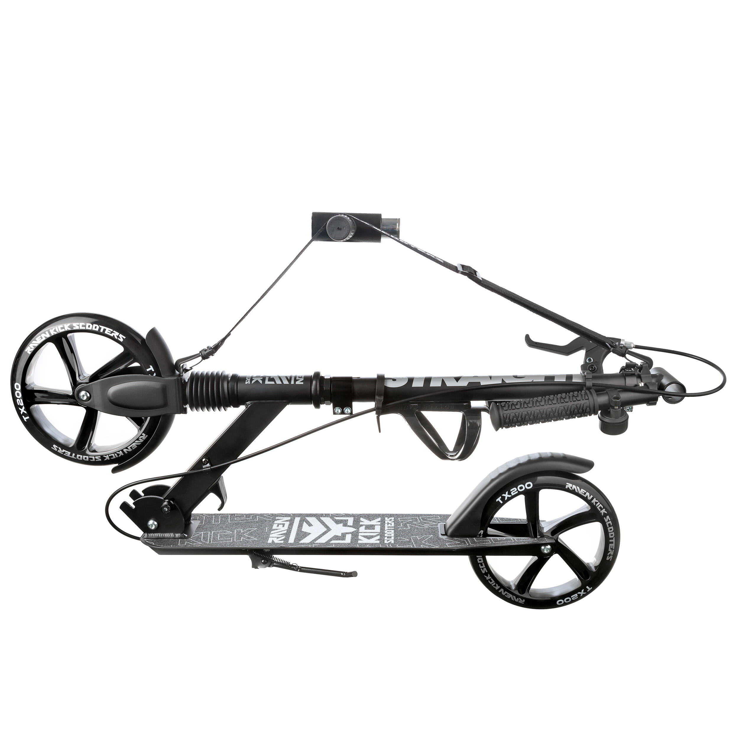 TROTINETE STRAIGHT PRO UNISSEXO PRETO RAVEN 2/7
