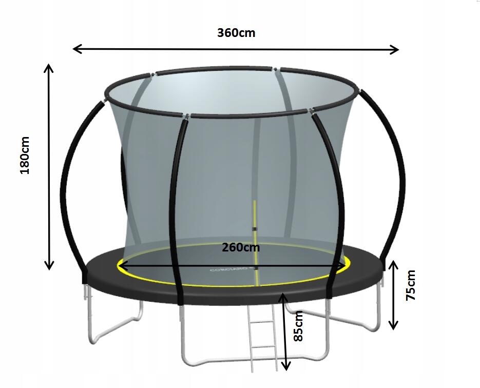 Zahradní trampolína Luxury Corciano Eliton 4/7