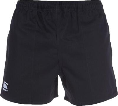 Rugby sportbroek - heren volwassenen zwart/wit