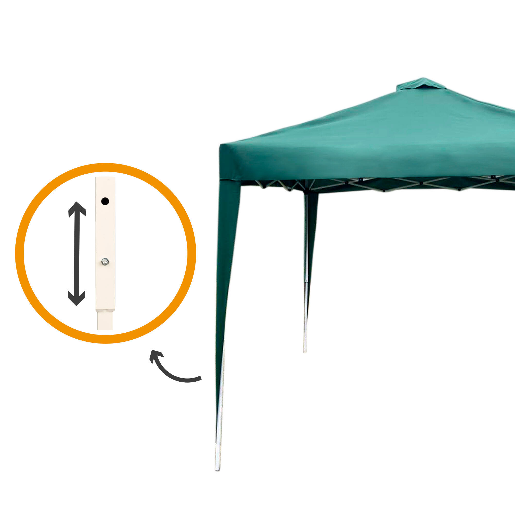 Max-AIR gazebo pliant avec cheminée d'aération Aktive 7/7